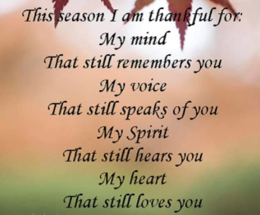 Thanksgiving – Minus Three